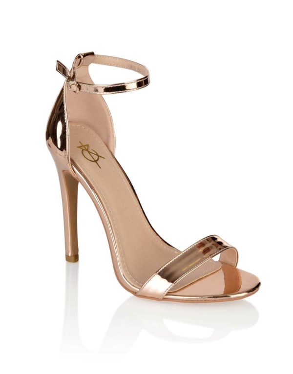 4th & Reckless Metallic Strappy Sandals - Liyanah